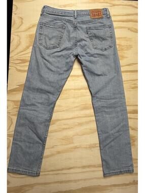 Levi's 511 Mens 31x30 Vintage 90s Light Blue Denim Slim Fit Jeans Red Levi Tab